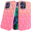 Floral Joy Diamond Crystal TPU Case for Motorola Moto G Stylus 2025 - Orange Pink