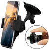 Universal 3-IN-1 Car Air Vent / Dashboard / Windshield Phone Mount - Black