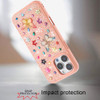 Butterfly Ornaments Diamond Hybrid Case for iPhone 16 Pro Max - Pink