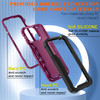 Military Grade TUFF Extreme Hybrid Armor Case for iPhone 16 Pro Max - Burgundy