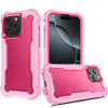 Military Grade TUFF Extreme Hybrid Armor Case for iPhone 16 Pro Max - Hot Pink