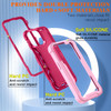 Military Grade TUFF Extreme Hybrid Armor Case for iPhone 16 Pro - Hot Pink