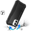 Military Grade TUFF Extreme Hybrid Armor Case for iPhone 16 Plus - Black