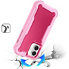 Military Grade TUFF Extreme Hybrid Armor Case for iPhone 16 Plus - Hot Pink
