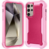 Military Grade TUFF Extreme Hybrid Armor Case for Samsung Galaxy S25 Ultra - Hot Pink