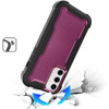 Military Grade TUFF Extreme Hybrid Armor Case for Samsung Galaxy S25 - Burgundy