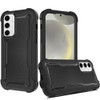 Military Grade TUFF Extreme Hybrid Armor Case for Samsung Galaxy S25 - Black