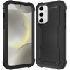 Military Grade TUFF Extreme Hybrid Armor Case for Samsung Galaxy S25 - Black