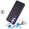 InFrame Series Shatterproof MagSafe Case with Camera Ring Stand for Samsung Galaxy S25 / S24 - Purple