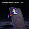 InFrame Series Shatterproof MagSafe Case with Camera Ring Stand for iPhone 11 - Purple