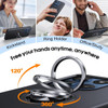 Military Grade 360 Rotating Ring Grip Hybrid Case for Motorola Moto G Stylus 2025 - Black