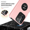 Military Grade 360 Rotating Ring Grip Hybrid Case for Motorola Moto G Stylus 2025 - Pink