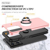 Military Grade 360 Rotating Ring Grip Hybrid Case for Motorola Moto G Stylus 2025 - Pink