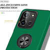 Military Grade 360 Rotating Ring Grip Hybrid Case for Motorola Moto G Stylus 2025 - Green