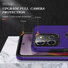 Military Grade 360 Rotating Ring Grip Hybrid Case for Motorola Moto G Stylus 2025 - Dark Purple