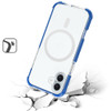 MagSafe Transparent Protective Bumper Case for iPhone 16 - Blue