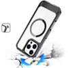 HD Crystal Transparent MagSafe Case for iPhone 16 Pro - Black