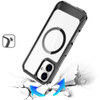 HD Crystal Transparent MagSafe Case for iPhone 16 - Black