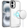 HD Crystal Transparent MagSafe Case for iPhone 16 - Clear