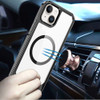 HD Crystal Transparent MagSafe Case for iPhone 15 - Black