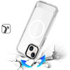 HD Crystal Transparent MagSafe Case for iPhone 15 - Clear