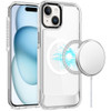 HD Crystal Transparent MagSafe Case for iPhone 15 - Clear