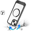 HD Crystal Transparent MagSafe Case for iPhone 14 / iPhone 13 - Black