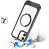 HD Crystal Transparent MagSafe Case for iPhone 12 / iPhone 12 Pro - Black