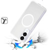 Shade Series Hybrid Case with MagSafe Magnetic Ring for Samsung Galaxy S25 Edge - Clear