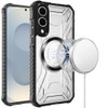 Fusion Evo Transparent Case with MagSafe Magnetic Ring for Samsung Galaxy S25 Edge - Black