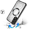 Fusion Evo Transparent Case with MagSafe Magnetic Ring for Samsung Galaxy S25 Edge - Black