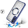 Fusion Evo Transparent Case with MagSafe Magnetic Ring for Samsung Galaxy S25 Edge - Blue