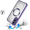 Fusion Evo Transparent Case with MagSafe Magnetic Ring for Samsung Galaxy S25 Edge - Purple