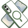 Perfect Crystal Clear MagSafe Case for Samsung Galaxy S25 Edge - Green
