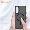 Shade Series Hybrid Case with Magnetic MagSafe Ring for Samsung Galaxy S25 Edge - Black