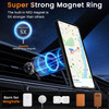 Shade Series Hybrid Case with Magnetic MagSafe Ring for Samsung Galaxy S25 Edge - Black