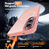 Shade Series Hybrid Case with Magnetic MagSafe Ring for Samsung Galaxy S25 Edge - Pink
