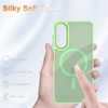 Shade Series Hybrid Case with Magnetic MagSafe Ring for Samsung Galaxy S25 Edge - Green