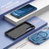 Military Grade HD Armor MagSafe Case with Kickstand for Samsung Galaxy S25 Edge - Blue