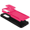 Combat Tough Series Hybrid Case with Camera Lens Cover for Samsung Galaxy S25 Edge - Hot Pink