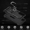 Military Grade Hybrid Case with Ring Grip for Samsung Galaxy S25 Edge - Black