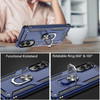 Military Grade Hybrid Case with Ring Grip for Samsung Galaxy S25 Edge - Blue