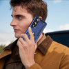 Military Grade Hybrid Case with Ring Grip for Samsung Galaxy S25 Edge - Blue