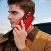 Military Grade Hybrid Case with Ring Grip for Samsung Galaxy S25 Edge - Red