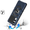 Military Grade Robotic Series Hybrid Case with Ring Grip for Samsung Galaxy S25 Edge - Blue