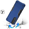 Military Grade Shockproof Hybrid Armor Case for Samsung Galaxy S25 Edge - Blue