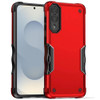 Military Grade Shockproof Hybrid Armor Case for Samsung Galaxy S25 Edge - Red