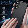 Military Grade TUFF Hybrid Armor Case for Samsung Galaxy S25 Edge - Black