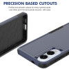 Military Grade TUFF Hybrid Armor Case for Samsung Galaxy S25 Edge - Blue
