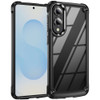 Military Grade Tough Shield Snap-on Transparent Case for Samsung Galaxy S25 Edge - Black